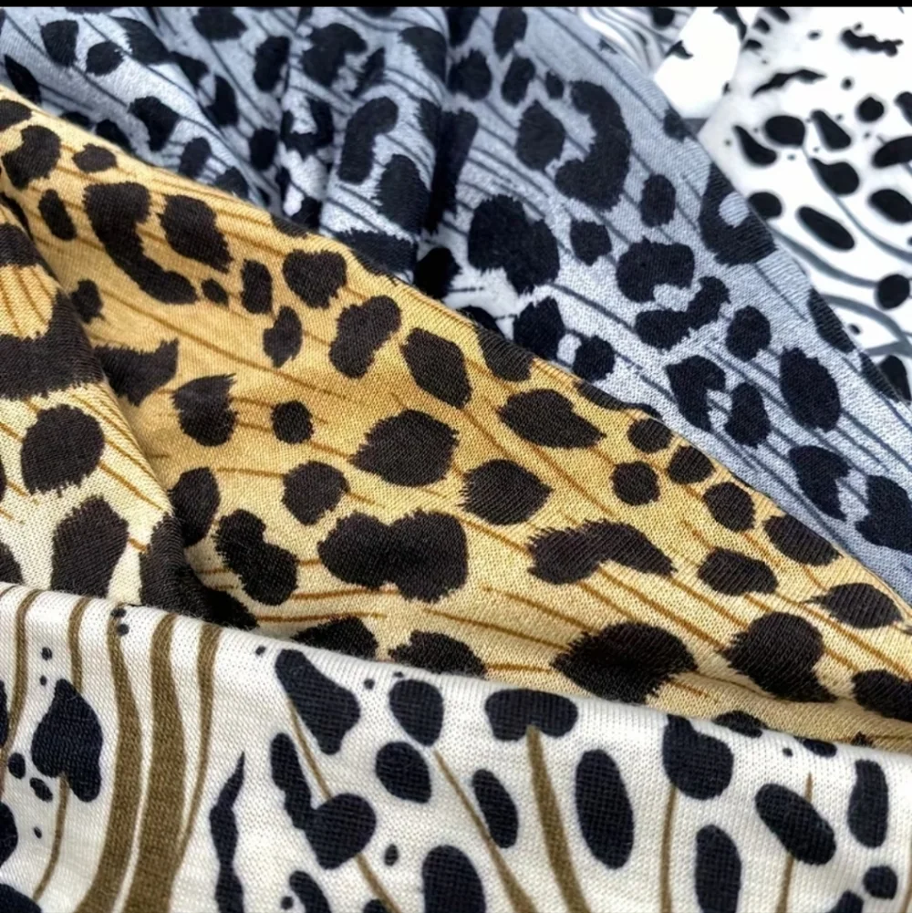 5pc Leopard Print Headband Set
